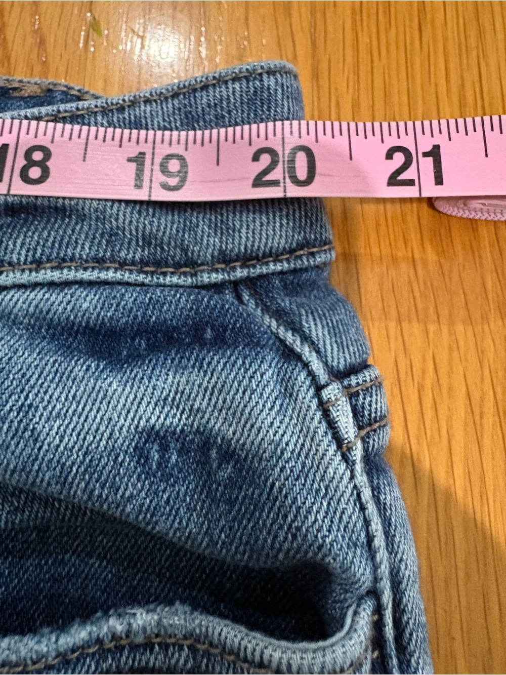 Vervet Skeeter Boyfriend Jeans Size 18 Cuffed Cropped Medium Wash - Picture 6 of 7